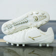 Anza Synergy White and Gold Classic Studs | KIBI SPORTS
