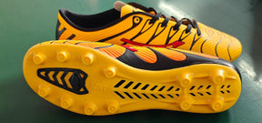 Anza Yellow Black Flame Studs | KIBI SPORTS
