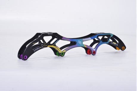 LiveLica Aerolite Hi-Lo Frame 3x110 plus 1x100 for Inline Speed Skating