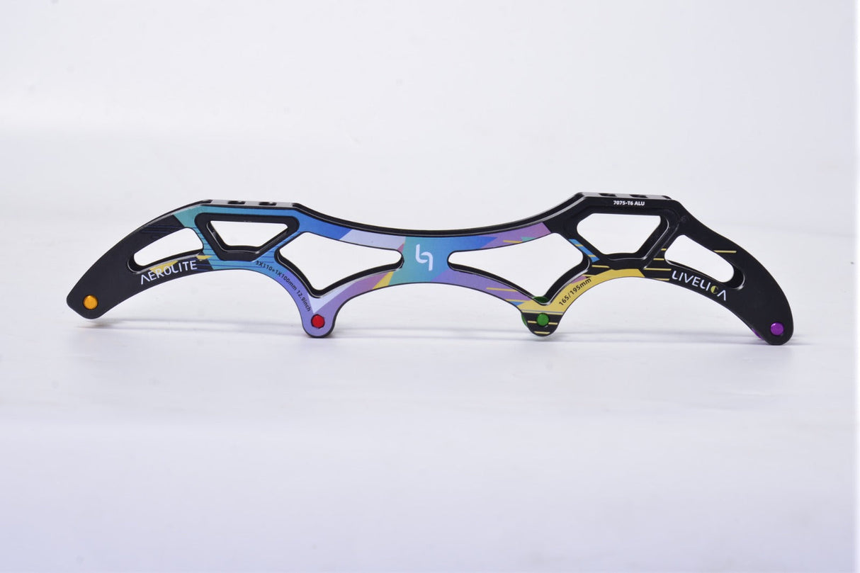 LiveLica Aerolite Hi-Lo Frame 3x110 plus 1x100 for Inline Speed Skating