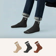 The Sock Street Sports Running Crew Socks Canyon Pack of 3