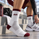 The Sock Street Street Grid Crew Sport Socks-Pack of 3