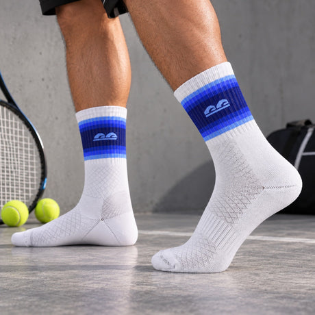 The Sock Street Gradient Stripe Crew Sport Socks-Pack of 3