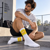 The Sock Street Gradient Stripe Crew Sport Socks-Pack of 3