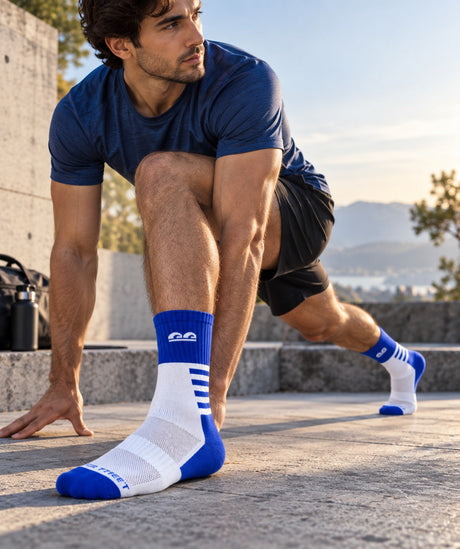 The Sock Street Sport Pace Crew Sport Socks-Pack of 6