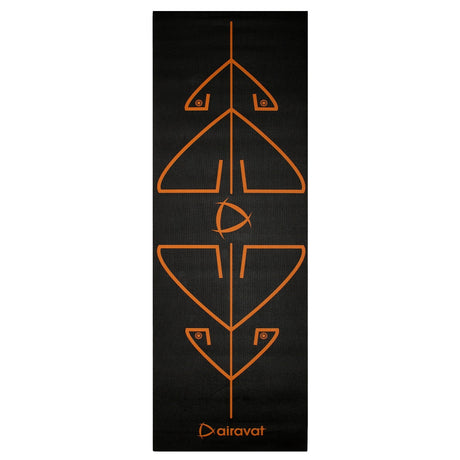 ZEN FLEX 6MM YOGA MAT (GUIDE ALIGNMENT) WITH BAG