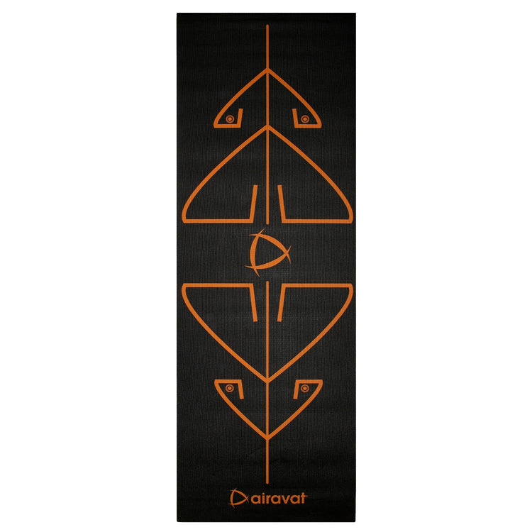 ZEN FLEX 6MM YOGA MAT (GUIDE ALIGNMENT) WITH BAG