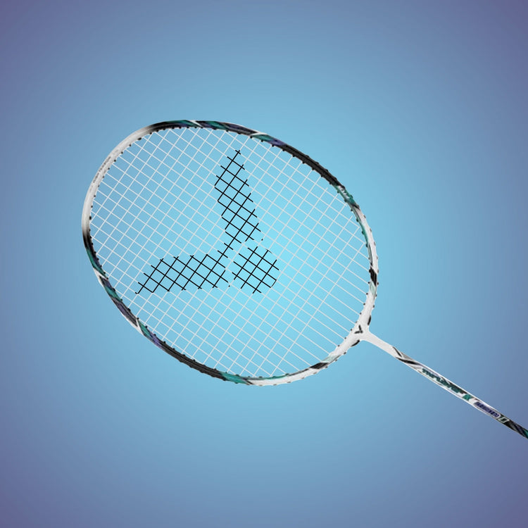 Thruster-220HII Unstrung Badminton Racket ( White/ Light Blue) - 4U/G6