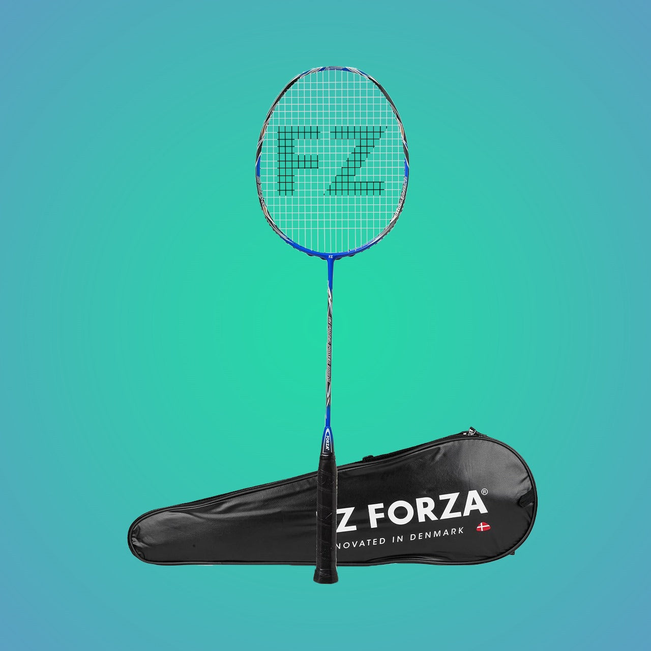 Power 988 Medium Strung Attacking Badminton Racket (Blue+Grey)-3U/G5