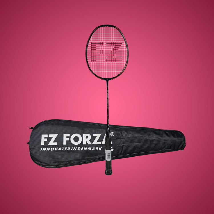 Amaze 600 Strung Badminton Racket ( Black)- 4U/G5