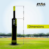 STAG Global Cricket Set | Medium Size | Complete Portable Kit with Bat, Stumps & Ball | Ideal for Kids & Beginners