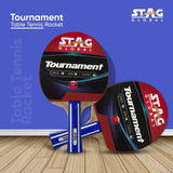 STAG GLOBAL Tournament Table Tennis Racket | Speed 70, Spin 70, Control 95