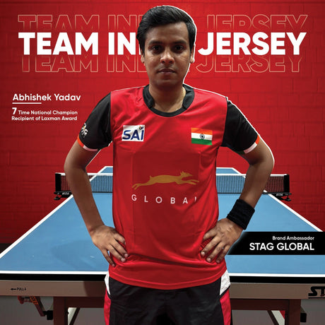 STAG GLOBAL Indian Team Official Jersey | Sublimation Indian Team Jersey | Knitted fabric | 100% Polyester