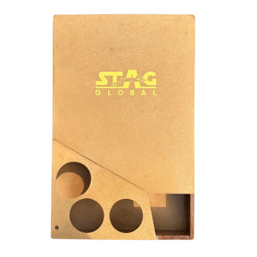 STAG GLOBAL Protective Table Tennis Racket Wooden Case | Ideal for Casual & professional Players