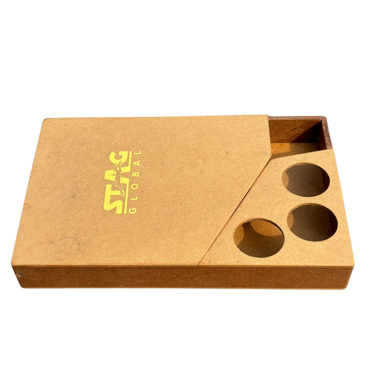 STAG GLOBAL Protective Table Tennis Racket Wooden Case | Ideal for Casual & professional Players