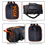 STAG GLOBAL Flex  Large Sports Kit Bag | Lock Runner Chain | Travel Bag with Adjustable Strap