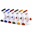 The Sock Street Street Grid Crew Sport Socks-Pack of 6