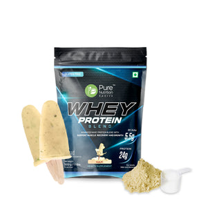 Whey Protein Blend For Muscle building, Lean muscle building (Kulfi )- 500 gm