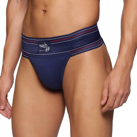 Wolf69 Back Covered Supporter NavyBlue | Omtex