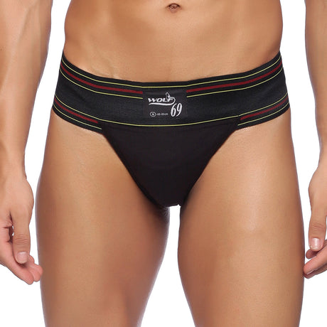 Wolf69 Back Covered Supporter Black P2 | Omtex