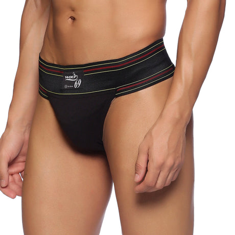 Wolf69 Back Covered Supporter Black P2 | Omtex