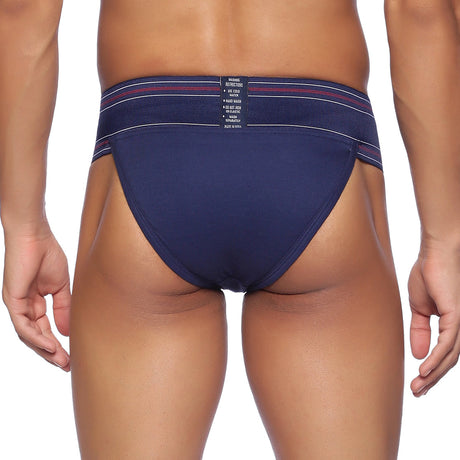 Wolf69 Back Covered Supporter Navy P2 | Omtex