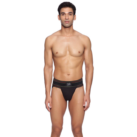 Wolf Jockstrap Supporter Black | Omtex