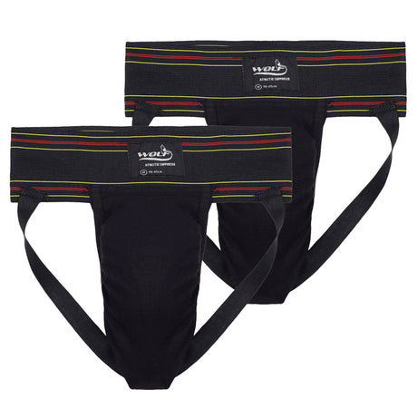 Wolf Jockstrap Supporter Black P2 | Omtex