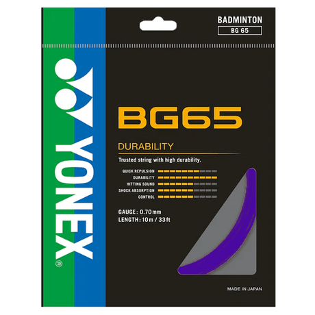 Yonex BG 65 Badminton StrinG | KIBI SPORTS - KIBI SPORTS