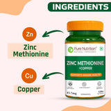 Zinc Methionine Veg Capsules  120 Count | High Absorption | Immunity & Skin