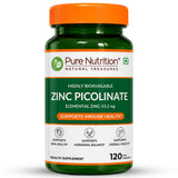 Zinc Picolinate 13.2mg  High Absorption | Immunity & Skin Support - Nutrition by Pure Nutrition