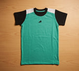 ReDesign Boys Perfomance Tshirt (Block Green) | Kids | KIBI Sports - bg-swap