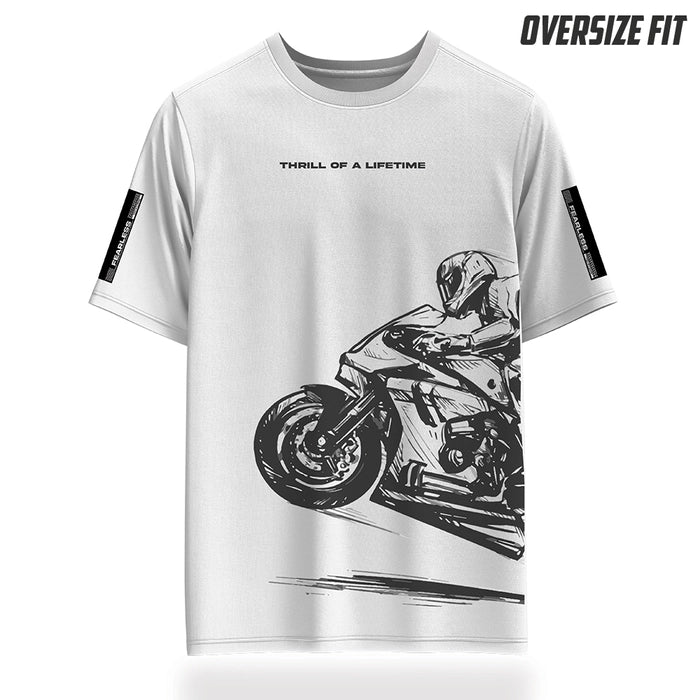 Thrill of a Lifetime Oversize T-Shirt | White