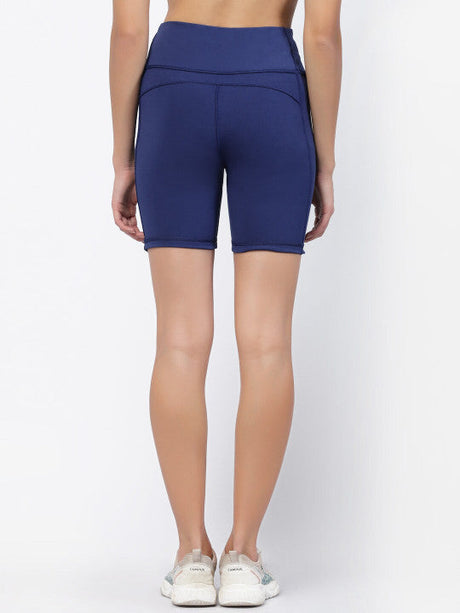 Inner Sense Women Slim Fit High-Rise Running Sports Shorts with Antimicrobial Technology | Soruha
