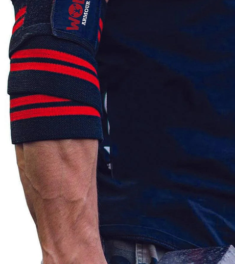 WOD ARMOUR | Elbow Wrap ( One Pair) | KIBI SPORTS - crop-closeup