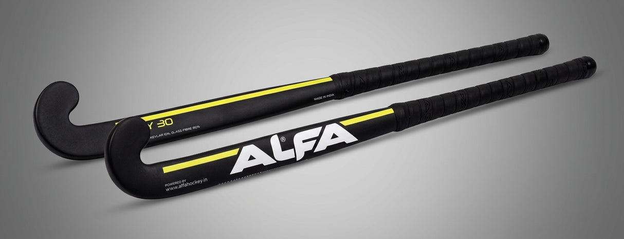 Alfa Y-30 Mix Colour Composite Hockey Stick - lifestyle