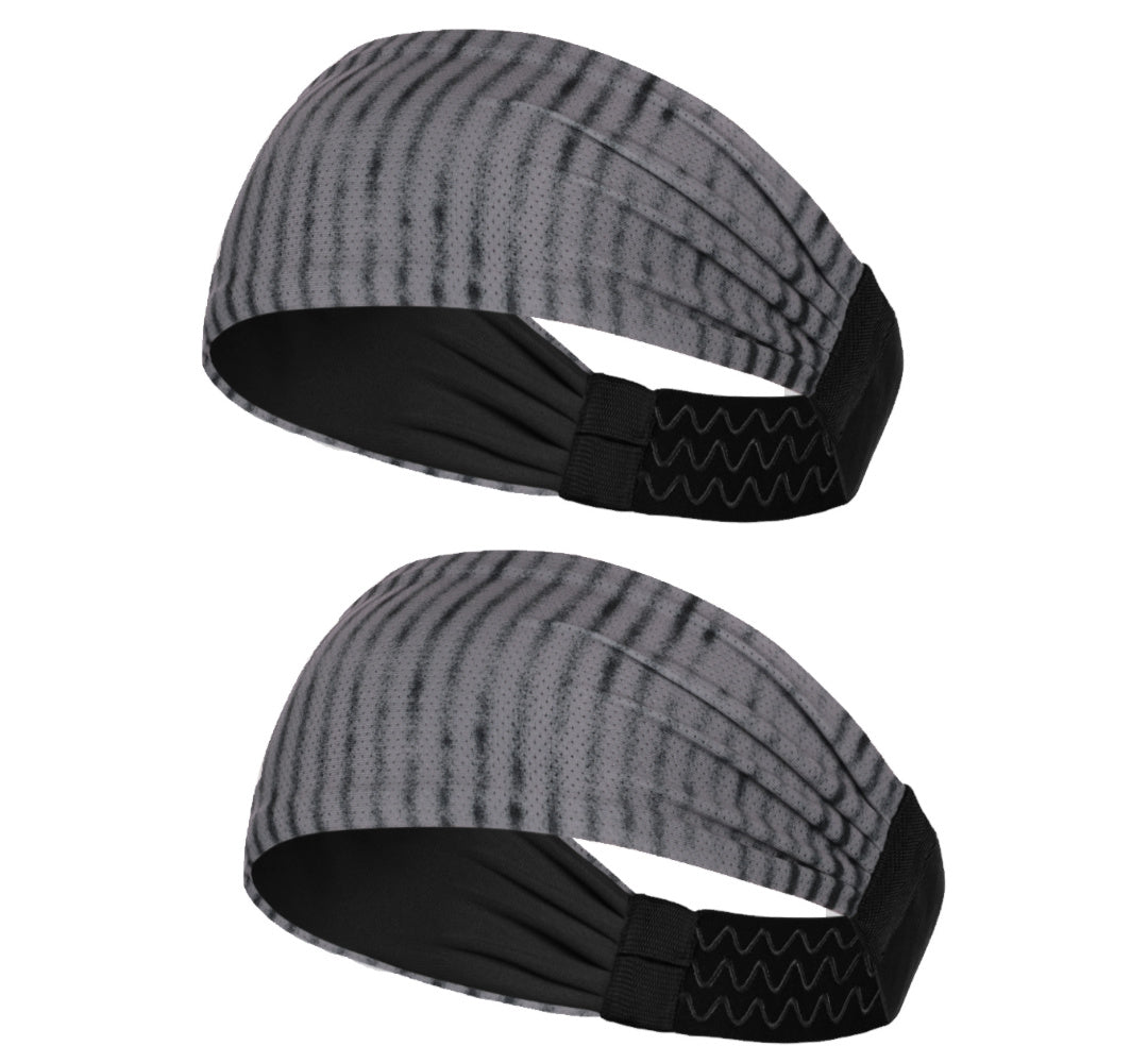 Sports Headband For Men and Women (Abstract Grey)