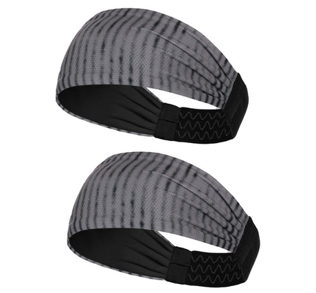 Sports Headband For Men and Women (Abstract Grey)