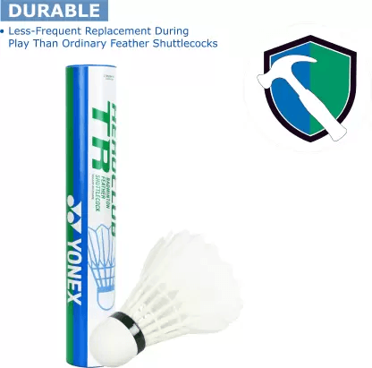 YONEX ACB-TR Feather Shuttle - Multicolor (Medium, 77, Pack of 12) | KIBI SPORTS - KIBI SPORTS