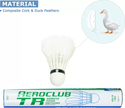 YONEX ACB-TR Feather Shuttle - Multicolor (Medium, 77, Pack of 12) | KIBI SPORTS - KIBI SPORTS