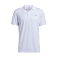 Adidas Men's Performance Primegreen Golf Polo T-Shirt - White (US Sizes)