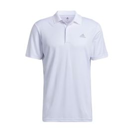 Adidas Men's Performance Primegreen Golf Polo T-Shirt - White (US Sizes)