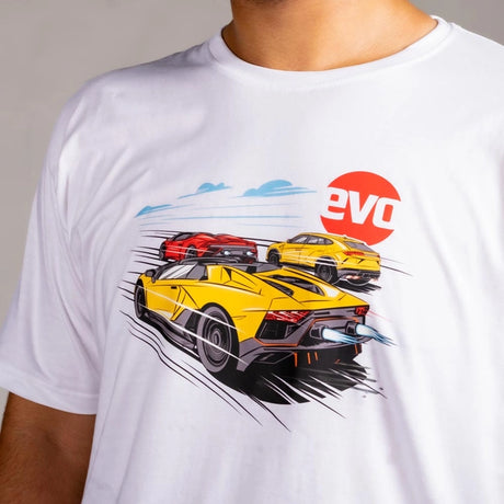 Lambos | T-Shirt | EVO India | White - Image 5 | KIBI SPORTS
