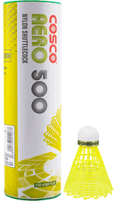 Cosco Nylon Green Aero 500 Shuttle Cock | KIBI Sports Cosco