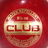 Cosco Leather Cricket Ball - CLUB | KIBI Sports - crop-closeup