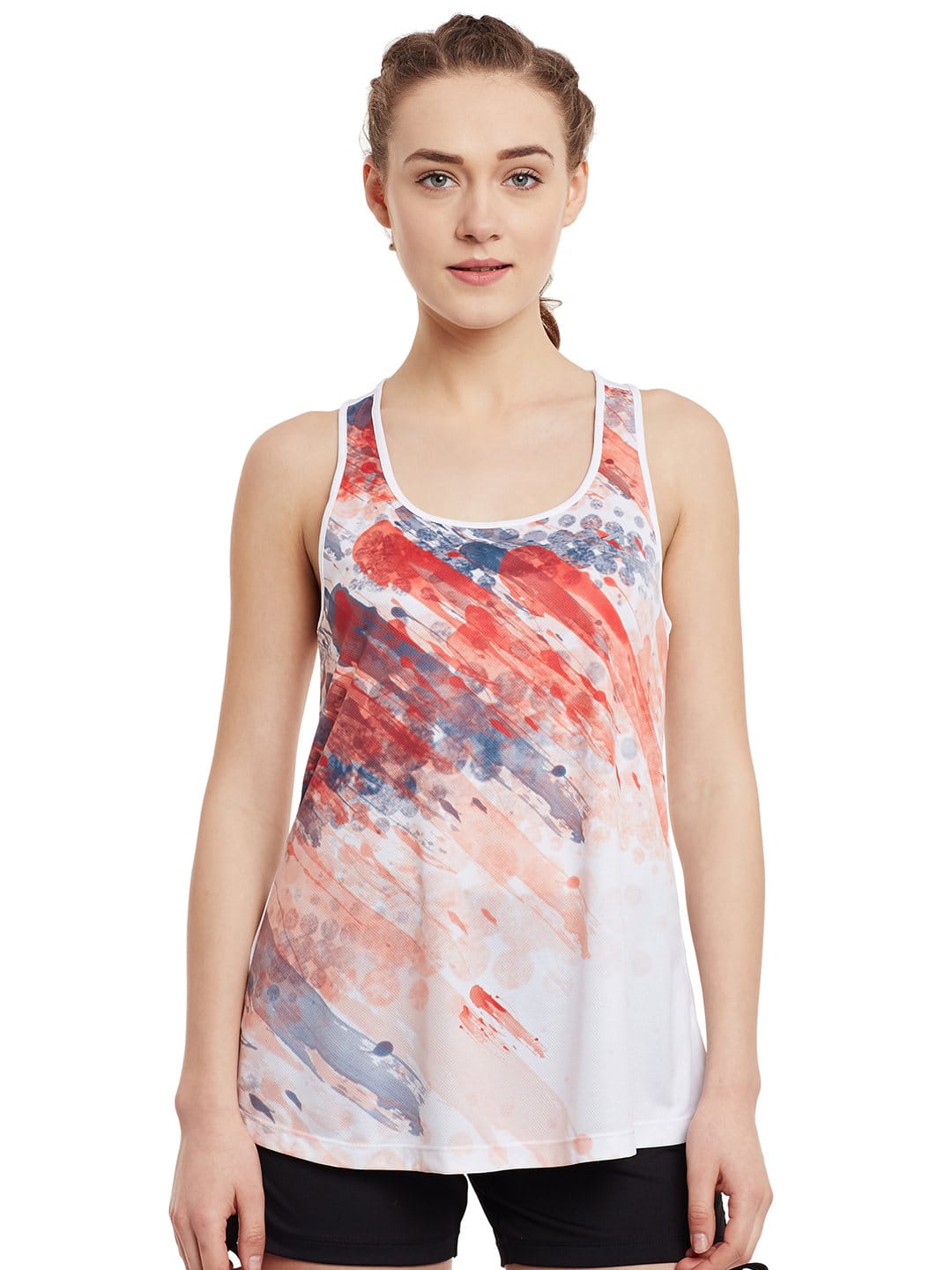 Alcis White Tennis Tank
