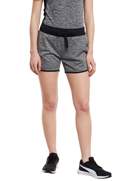 Women Black Solid Short | Alcis