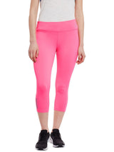 Alcis Women Solid Pink Tights