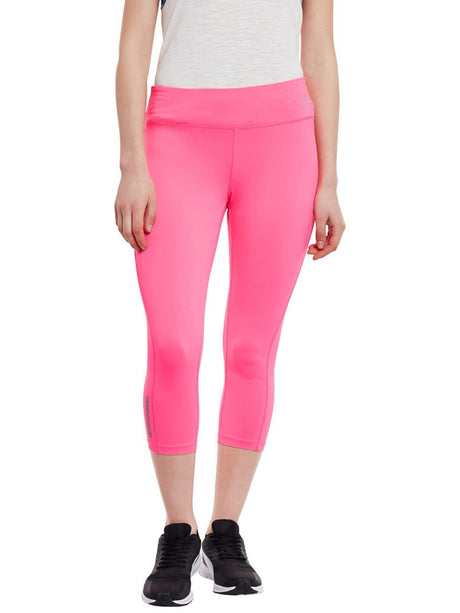 Alcis Women Solid Pink Tights | Alcis
