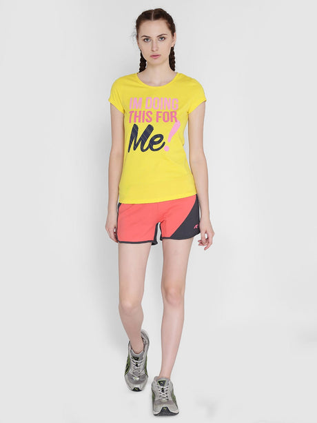 Women Pink Solid Short